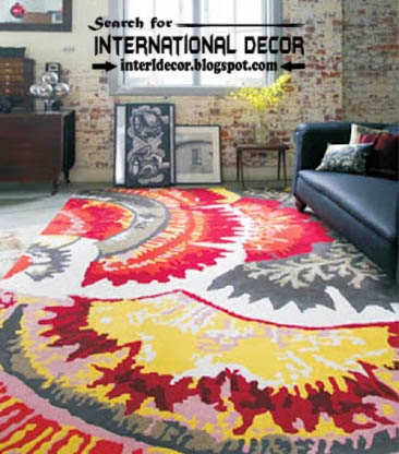 stylish printed carpet patterns, patterned carpets and rugs, colorful carpets