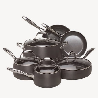 Farberware Earth Pan 10 Piece Hard Anodized Cookware Set, picture, image, review features and specifications