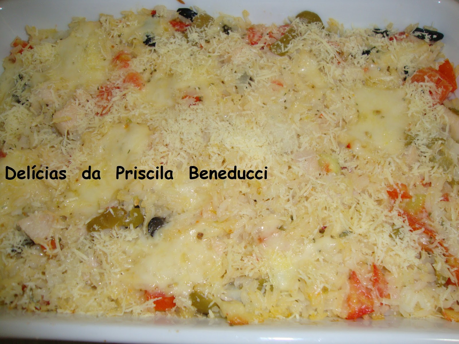 "Arroz de Forno Cremoso com Creme de Leite e Maggi Meu Segredo"