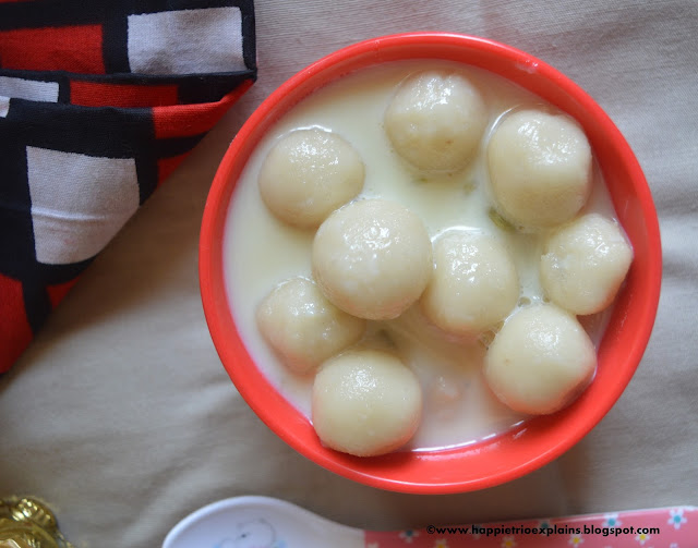 Paal Kozhukattai Rice Flour balls cooked in Milk sauce The Happie