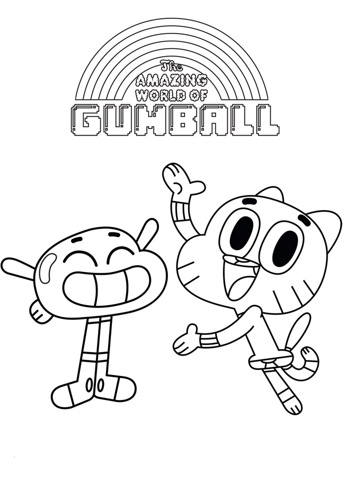 The Amazing World of Gumball Coloring page | Coloring Draw