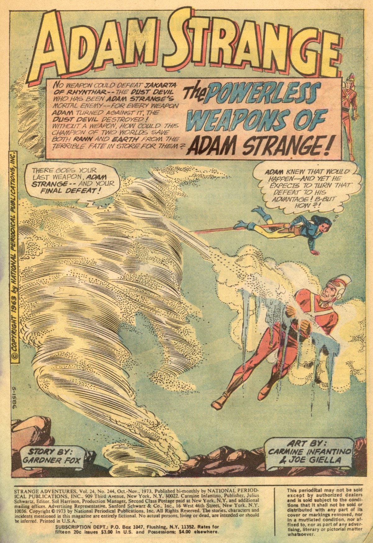 Read online Strange Adventures (1950) comic -  Issue #244 - 3