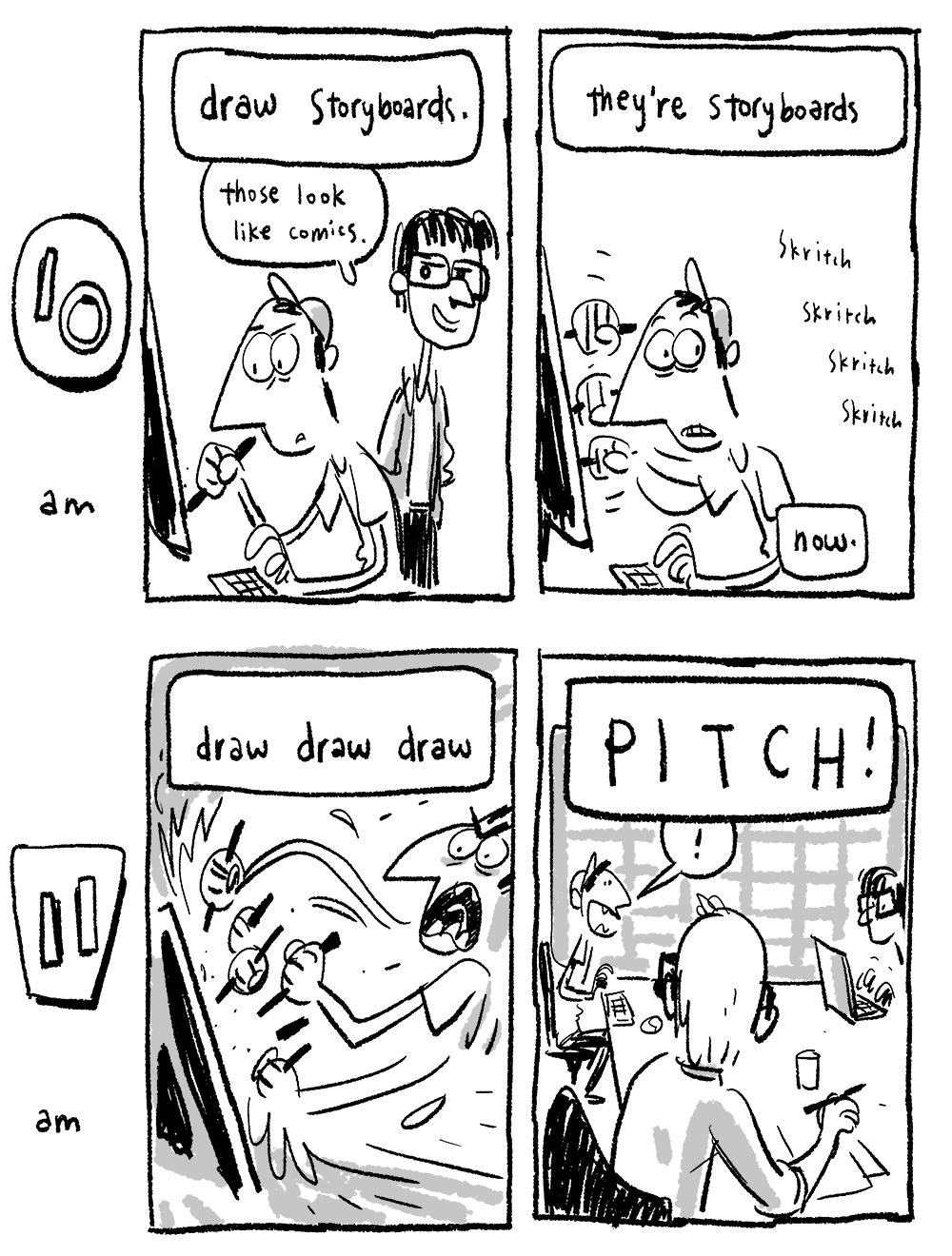 Sketch Adventure! Hourly Comics Day