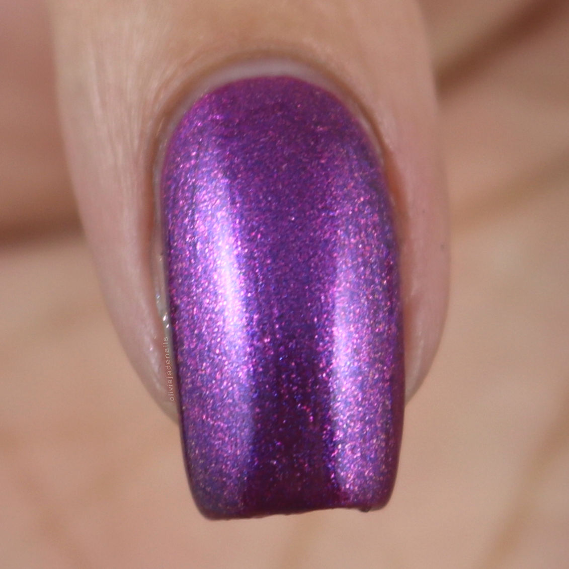 OPI Berry Fairy Fun swatched by Olivia Jade Nails