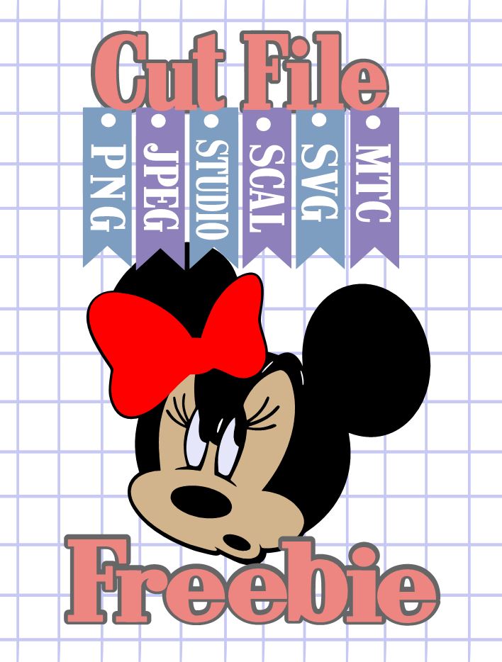 The Scrapoholic : Free MTC & SVG Cut Files! DiSNEY Minnie #06