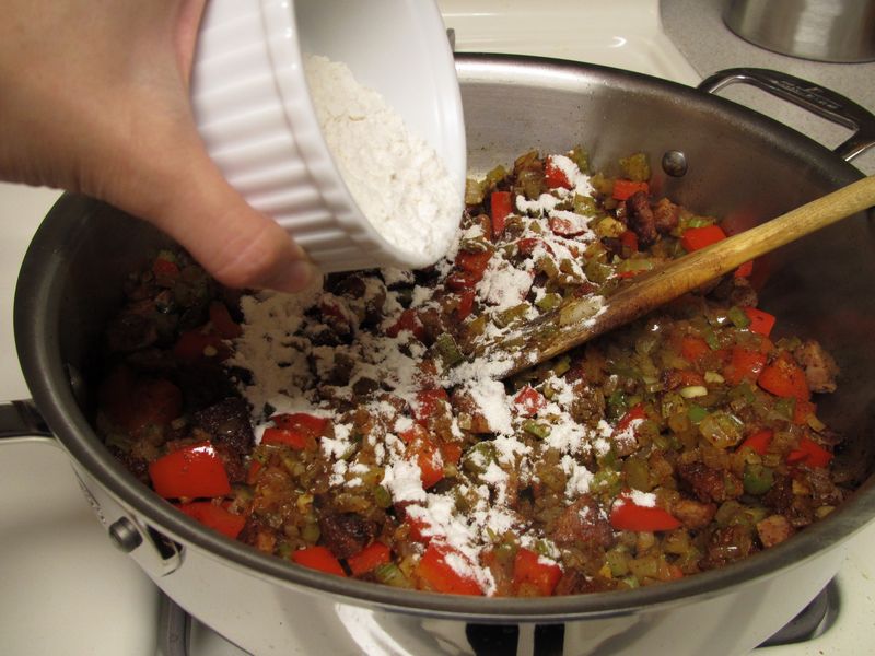 Fresh Brioche Chicken and Dirty Rice