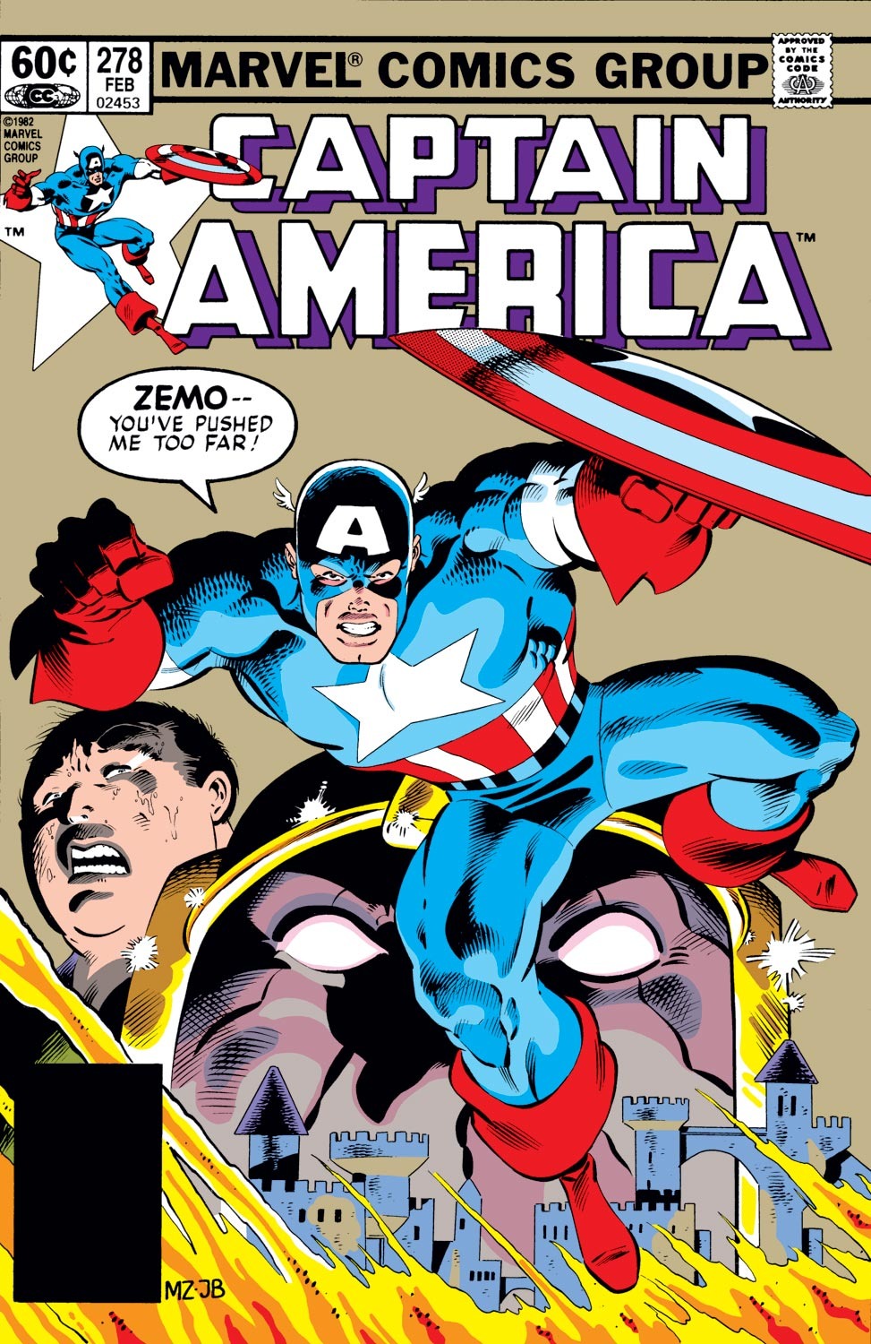 Read online Captain America (1968) comic -  Issue #278 - 1