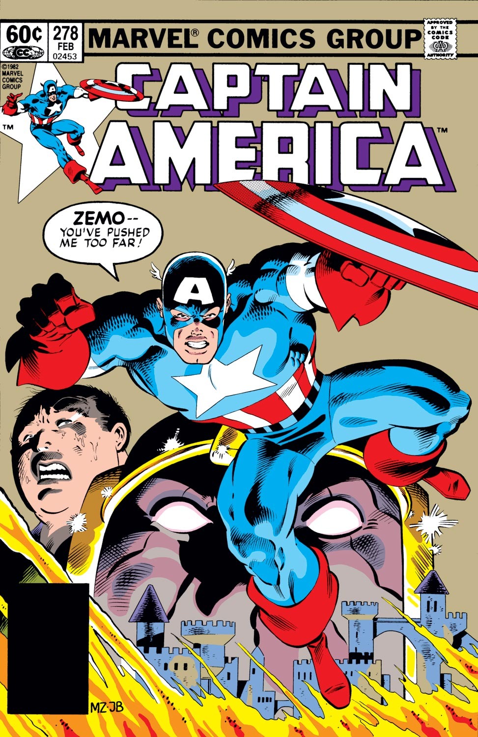 Read online Captain America (1968) comic - Issue #278 - 1