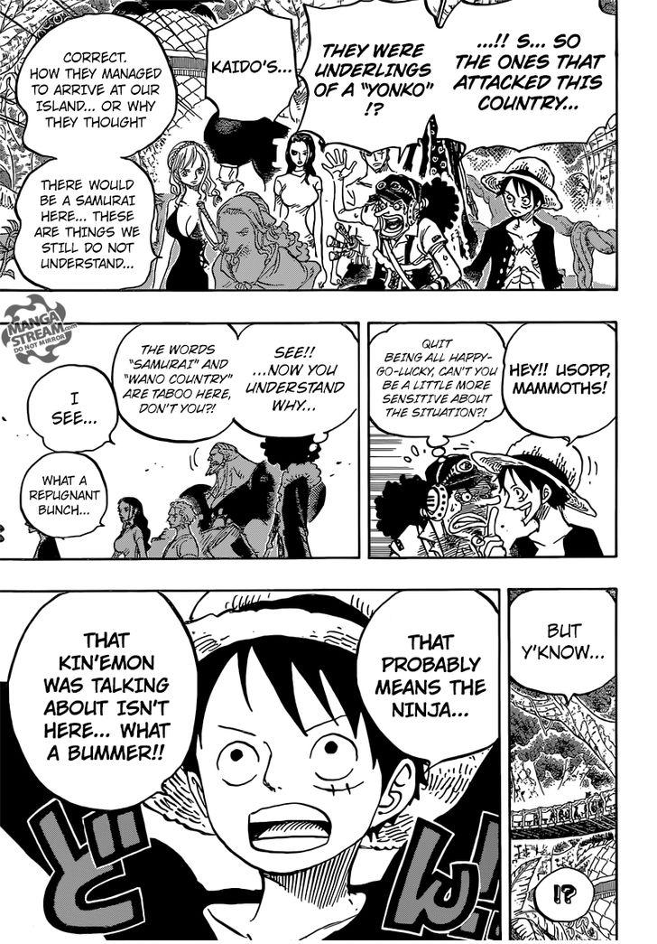 One Piece Ch 808: Duke Inuarashi