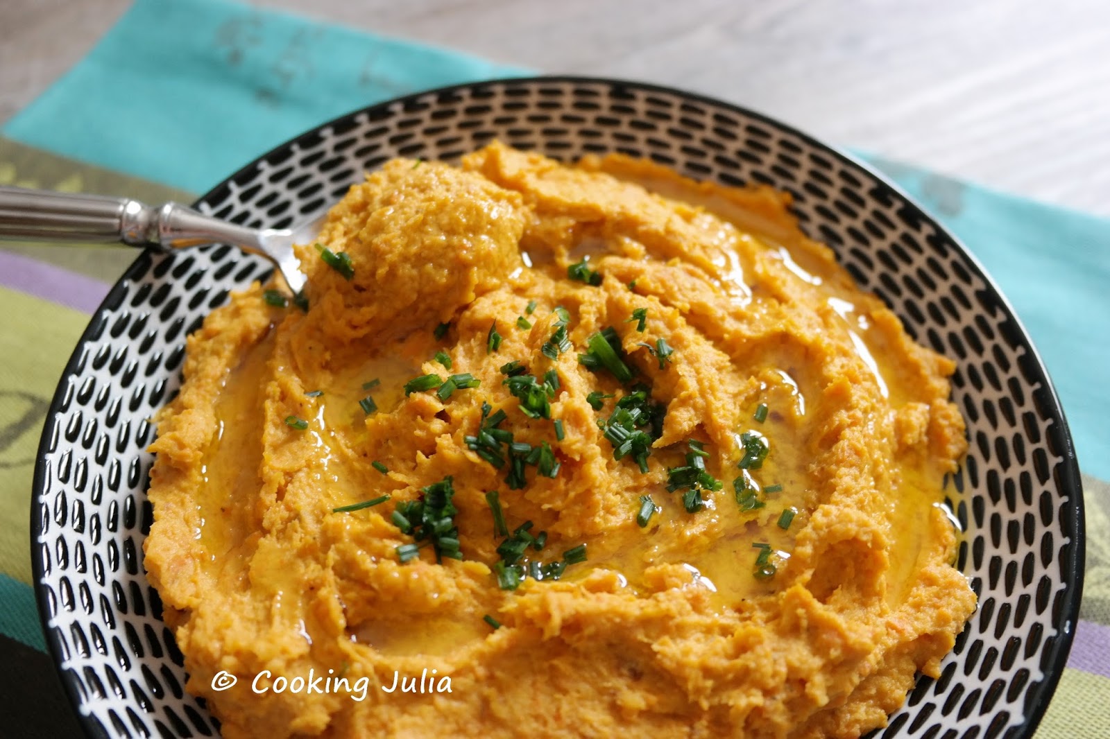 Cooking Julia Houmous De Carottes Roties Pour Halloween
