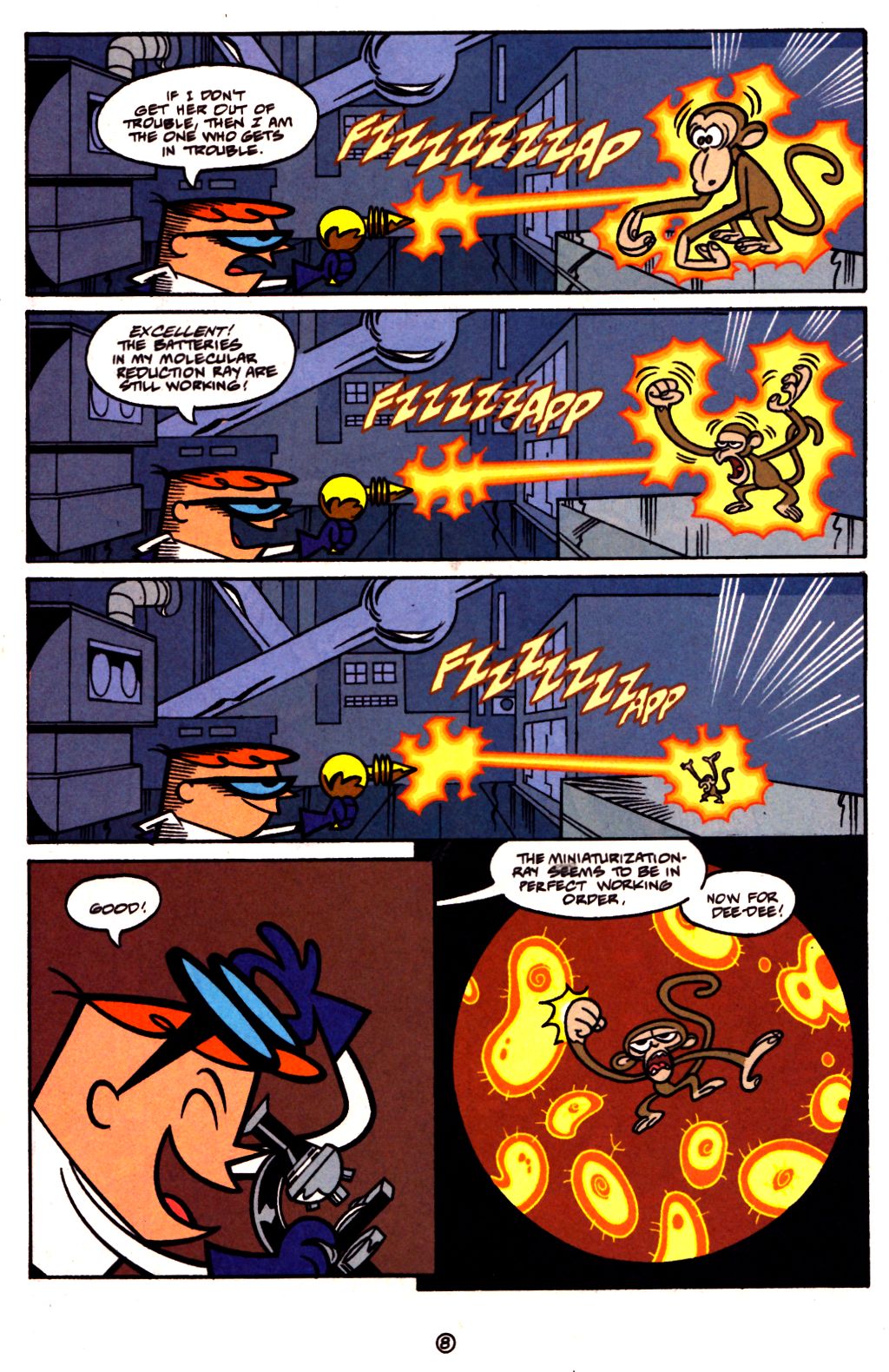 Read online Dexter's Laboratory comic -  Issue #8 - 9