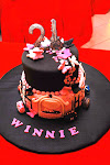 Winnie's 21st Shopaholic Butterfly Cake