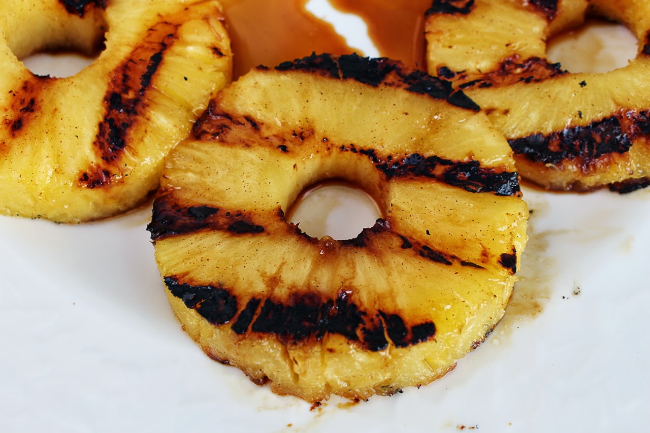 Kylee's Kitchen Cinnamon Honey Grilled Pineapple