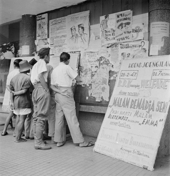 Mural Poster Grafitti Masa Perjuangan 1947-1949
