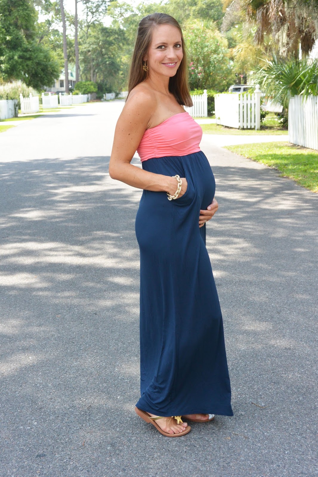 Easy Breezy Maternity Dresses | Stripes and Whimsy