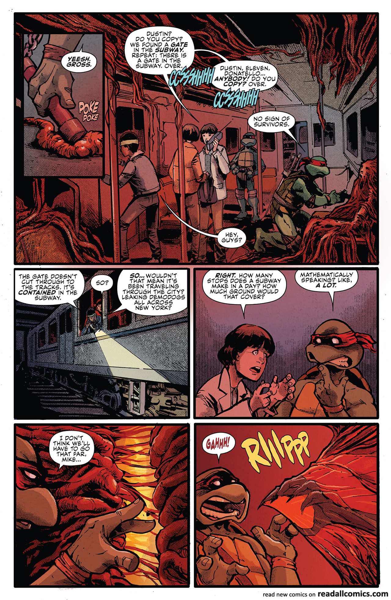 Teenage Mutant Ninja Turtles x Stranger Things chapter 2 page 7