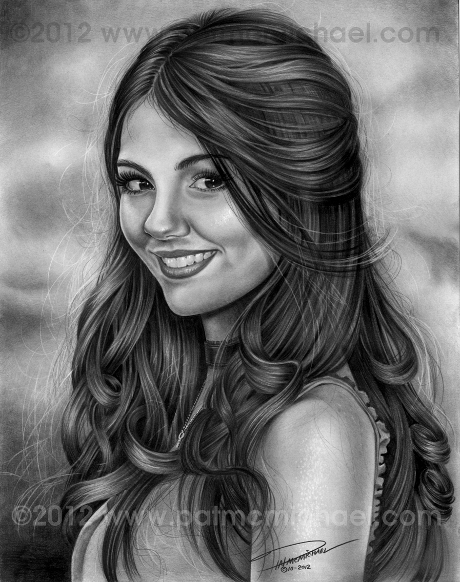 Graphite Drawings and WhatNot Victoria Justice Pencil