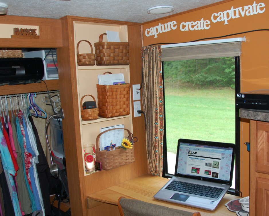 New shelves in the RV
