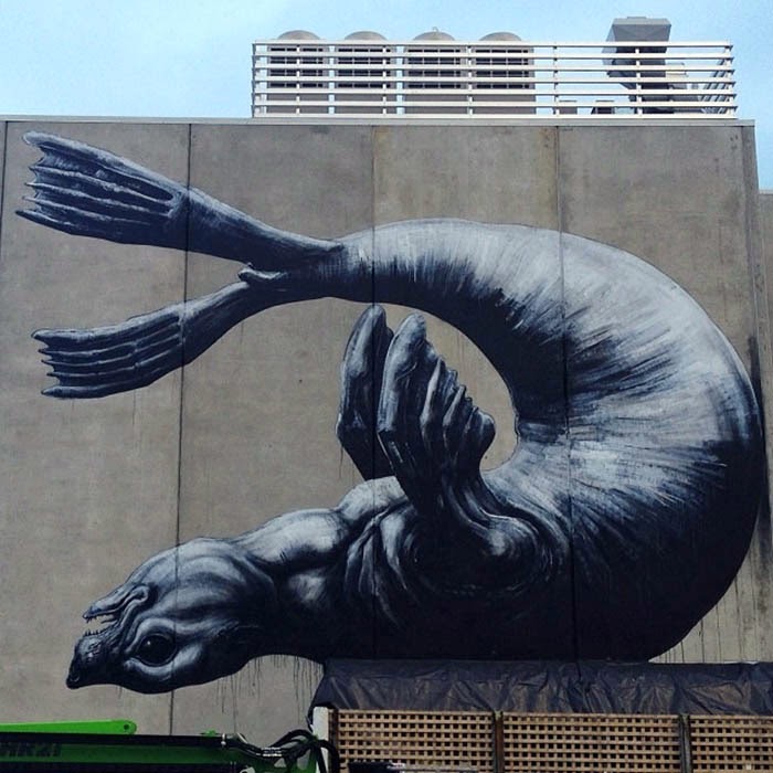 ROA New Mural – Nelson, New Zealand – StreetArtNews