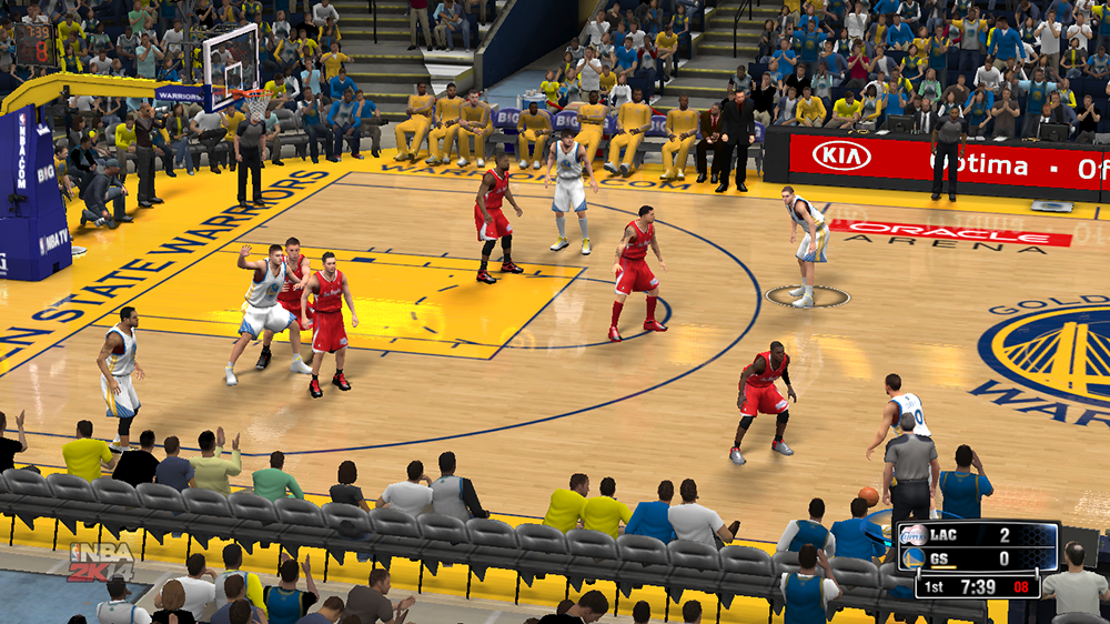 NBA 2K14 Oracle Arena Court Mod - NBA2K.ORG