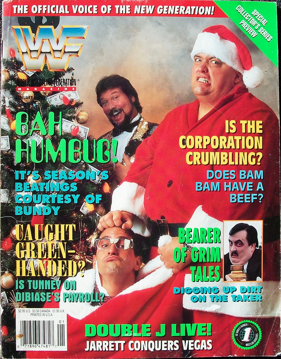 WWF Magazine - January 1995. 