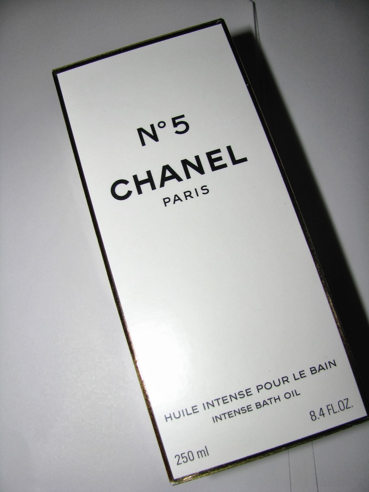 Vintage Chanel No 5 Large Intense Bath Oil In Box