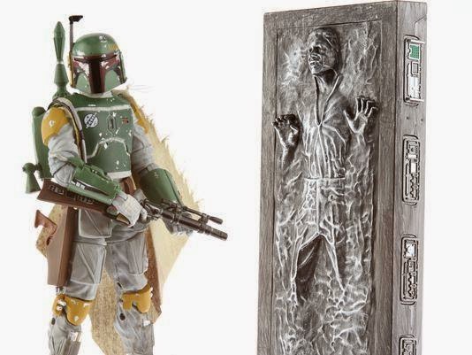 San Diego Comic-Con 2013 Exclusive Boba Fett Star Wars Black Series Action Figure with Han Solo in Carbonite by Hasbro