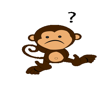 LINE Creators' Stickers - monkey naughty Example with GIF Animation