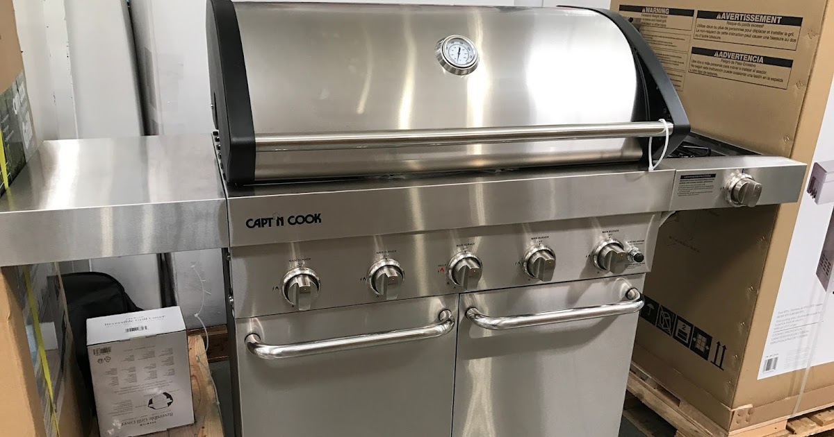 Capt N Cook 5 Burner Lp Gas Grill Costco Weekender