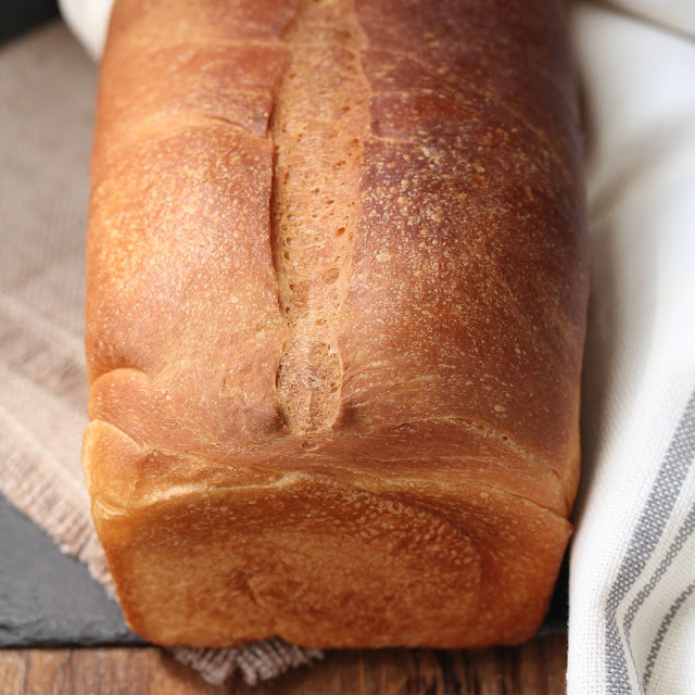 This soft sandwich bread is perfect for back to school lunch box sandwiches. 