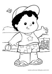 Dibujos para colorear Maestra de Infantil y Primaria