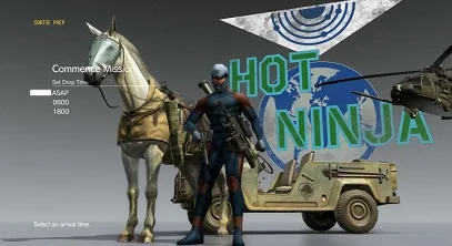 MGS 5, Phantom Pain, Cyborg Ninja Costume, Gray Fox