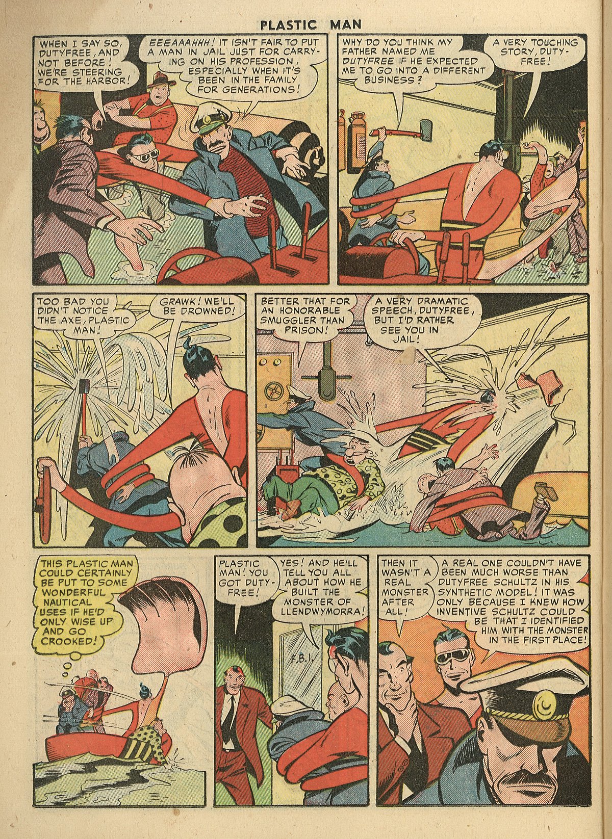 Read online Plastic Man (1943) comic -  Issue #28 - 34