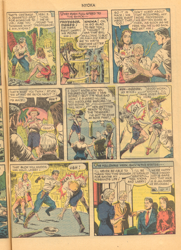 Read online Nyoka the Jungle Girl (1945) comic -  Issue #43 - 49