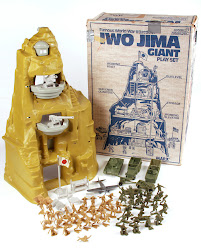 marx jima iwo playset giant christmas toys merry toy marinesinforestgreen marines forest least tree happy