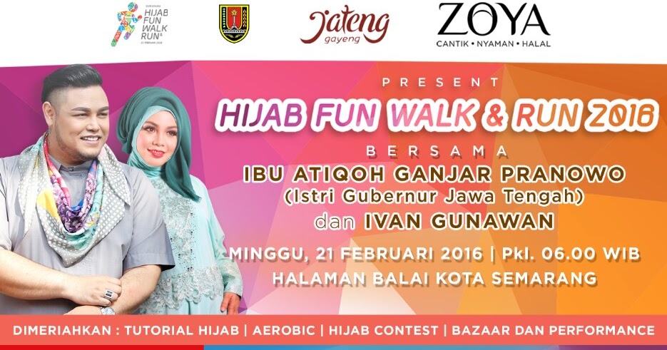 Agenda : Hijab Fun Walk  Run 2016