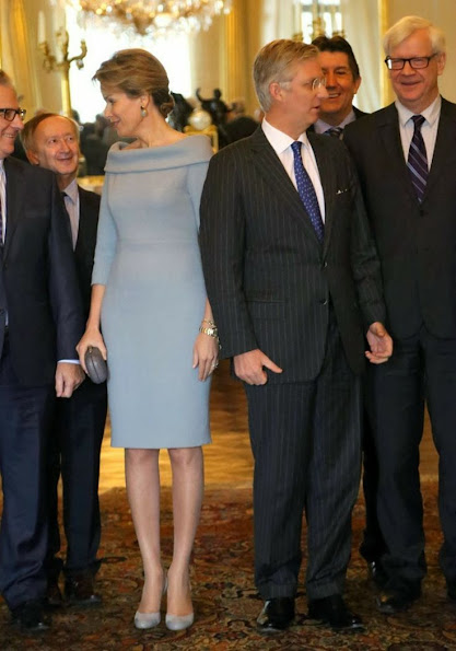 Queen Mathilde received the Governors of the Belgian Provinces at the Royal Palace