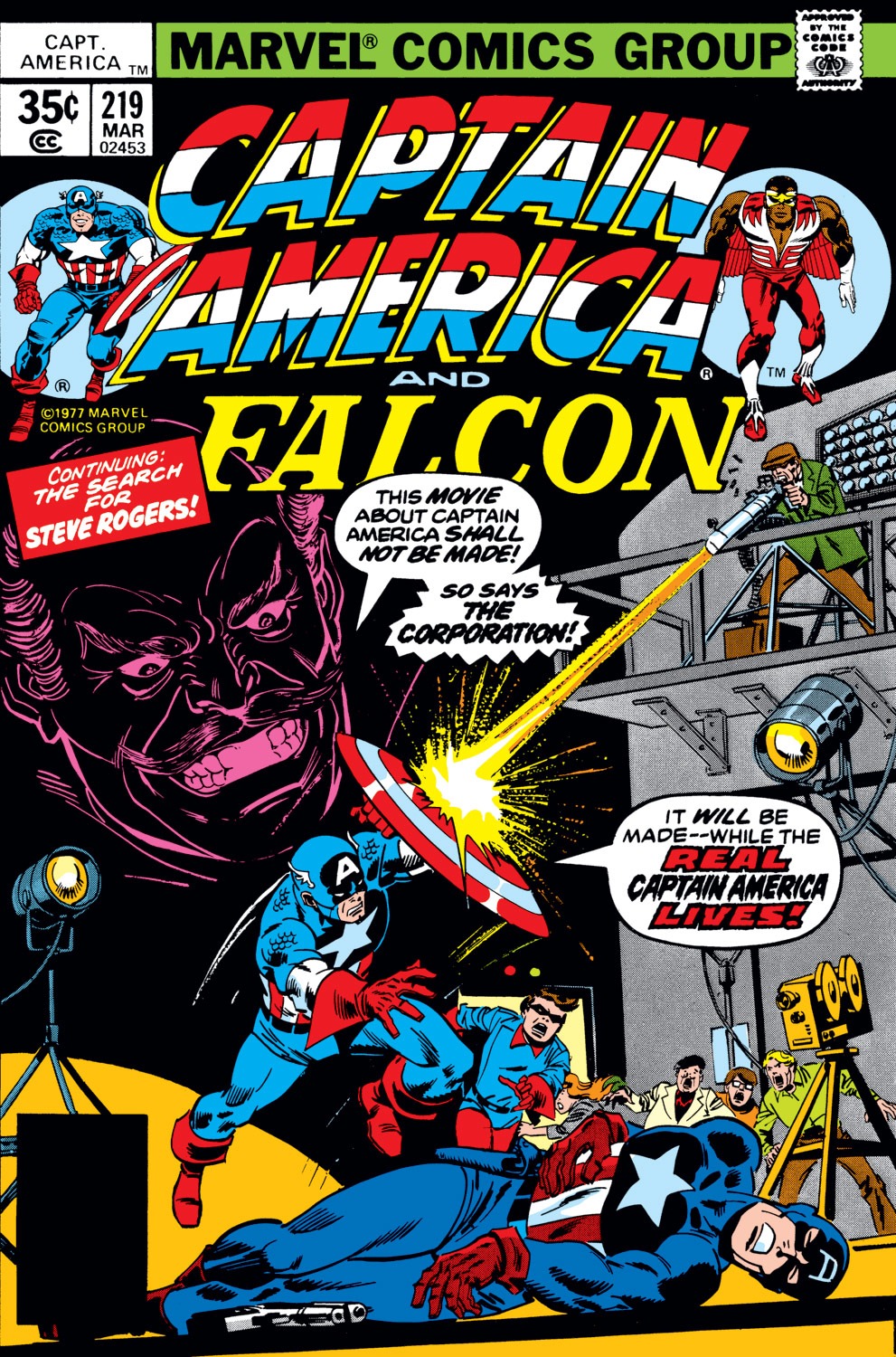 Read online Captain America (1968) comic -  Issue #219 - 1