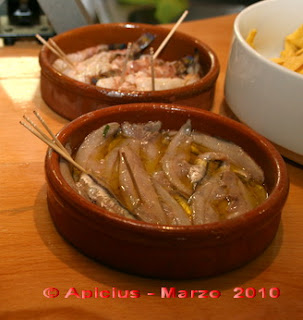  Cebiche de Langostinos y Anchoas del Cantábrico 
