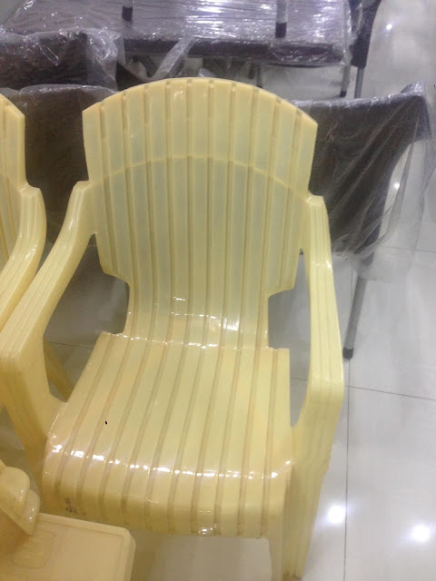 Pure Plastic Chairs Set