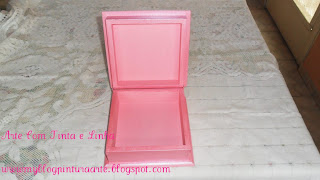 Pintura de rosas em MDF