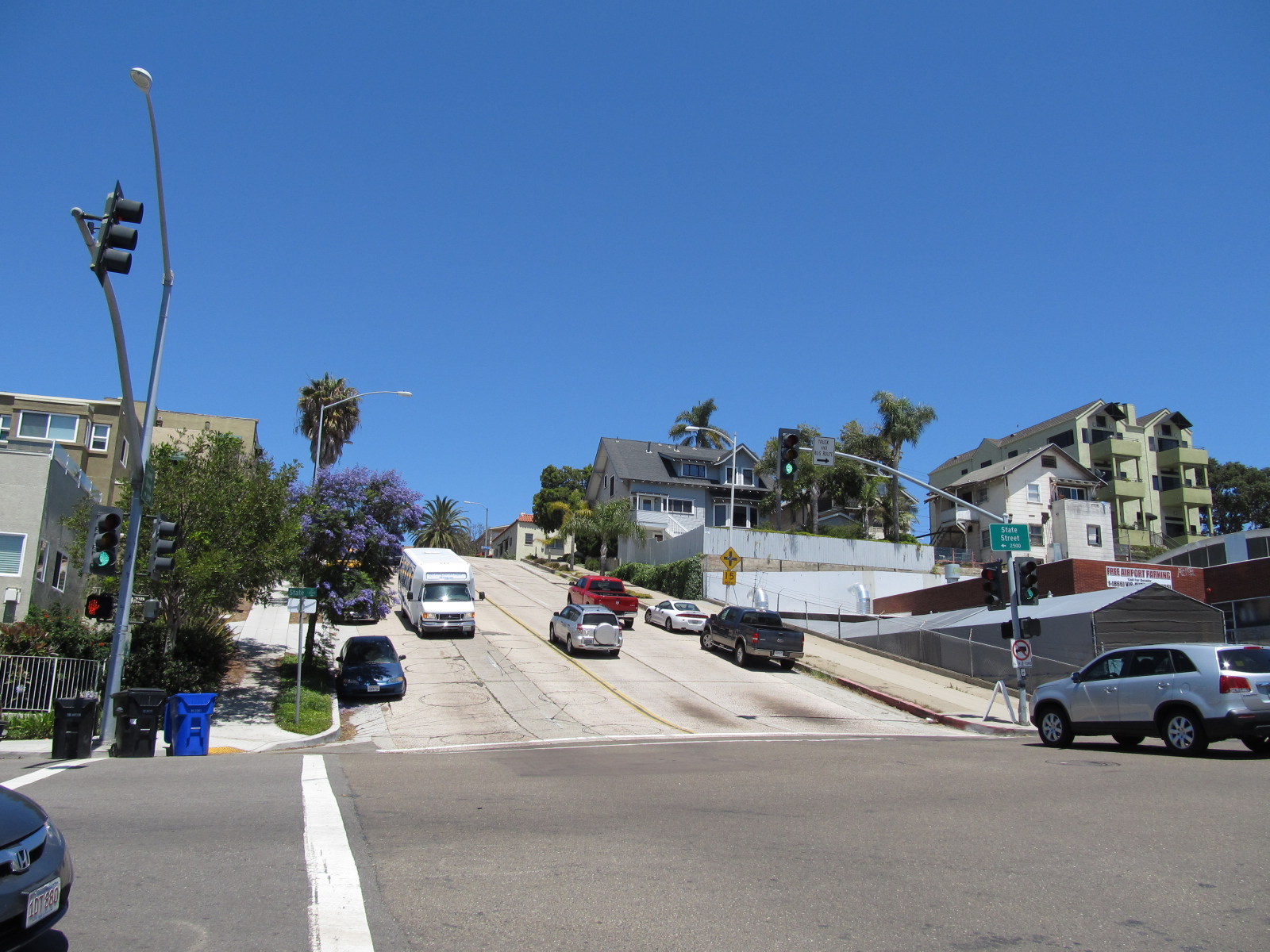 San Diego Steep Streets Climbing the Short City Mesas (Part 1)