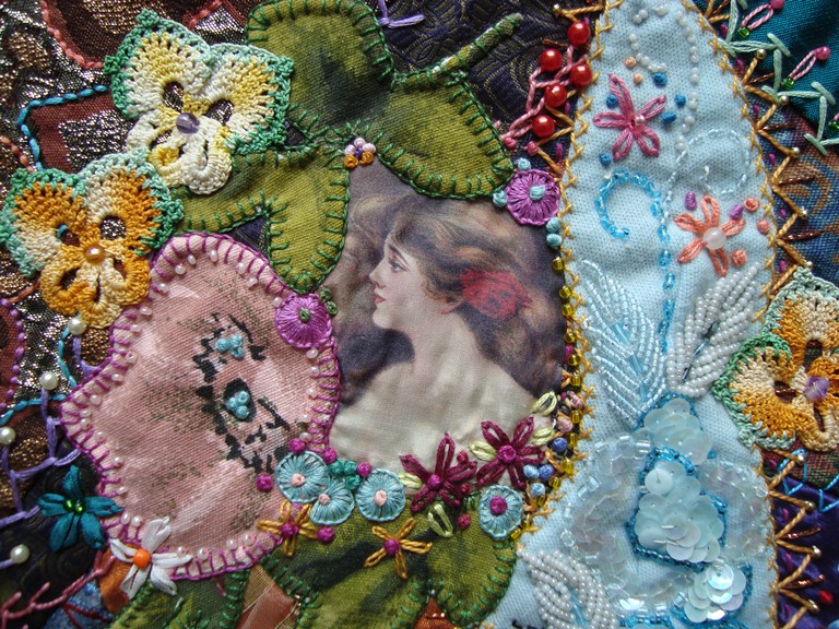 Stitching Always: Crazy Quilt 2011. Jewel Tone