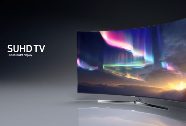 Samsung SUHD TV Samsung SUHD TV Deals - seamless, sleek design and clean lines extends throughout the display