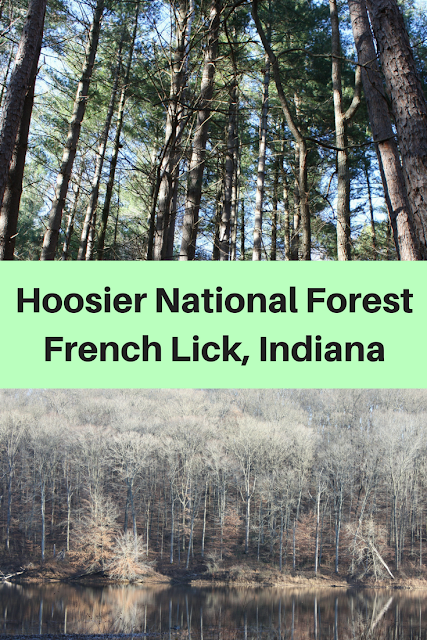 Hiking Hoosier National Forest near French Lick, Indiana