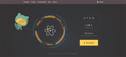 text editor atom