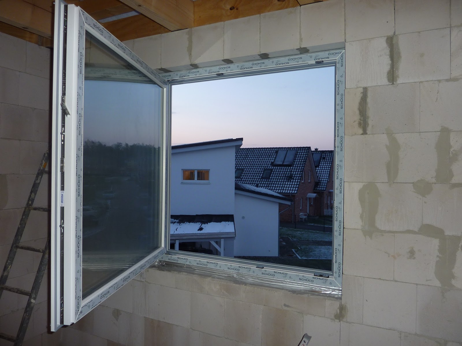 PROJEKT "UNSER TRAUMHAUS" Fenstereinbau Teil 1