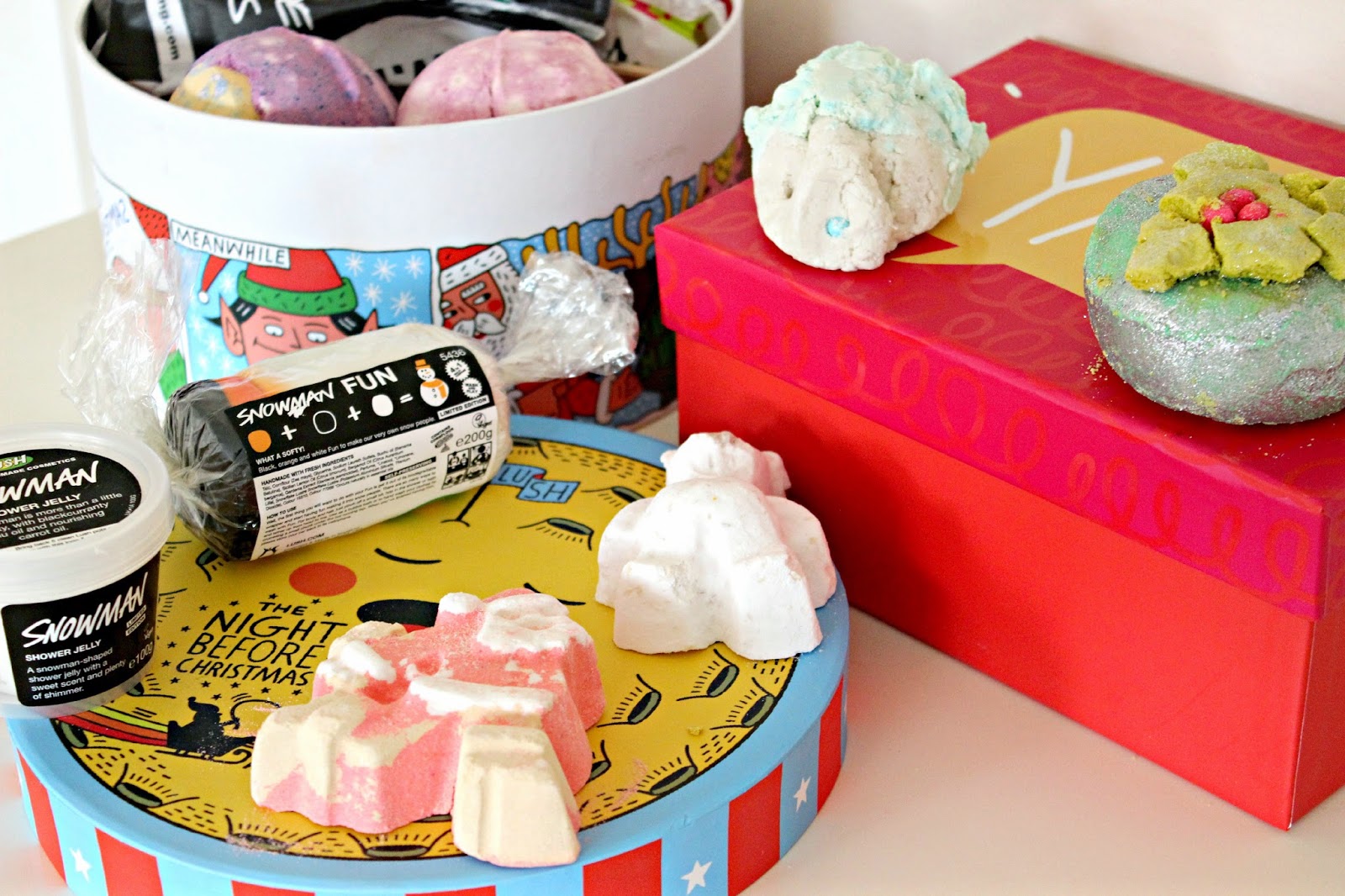 LUSH CHRISTMAS HAUL SHALLOWWONDERLAND