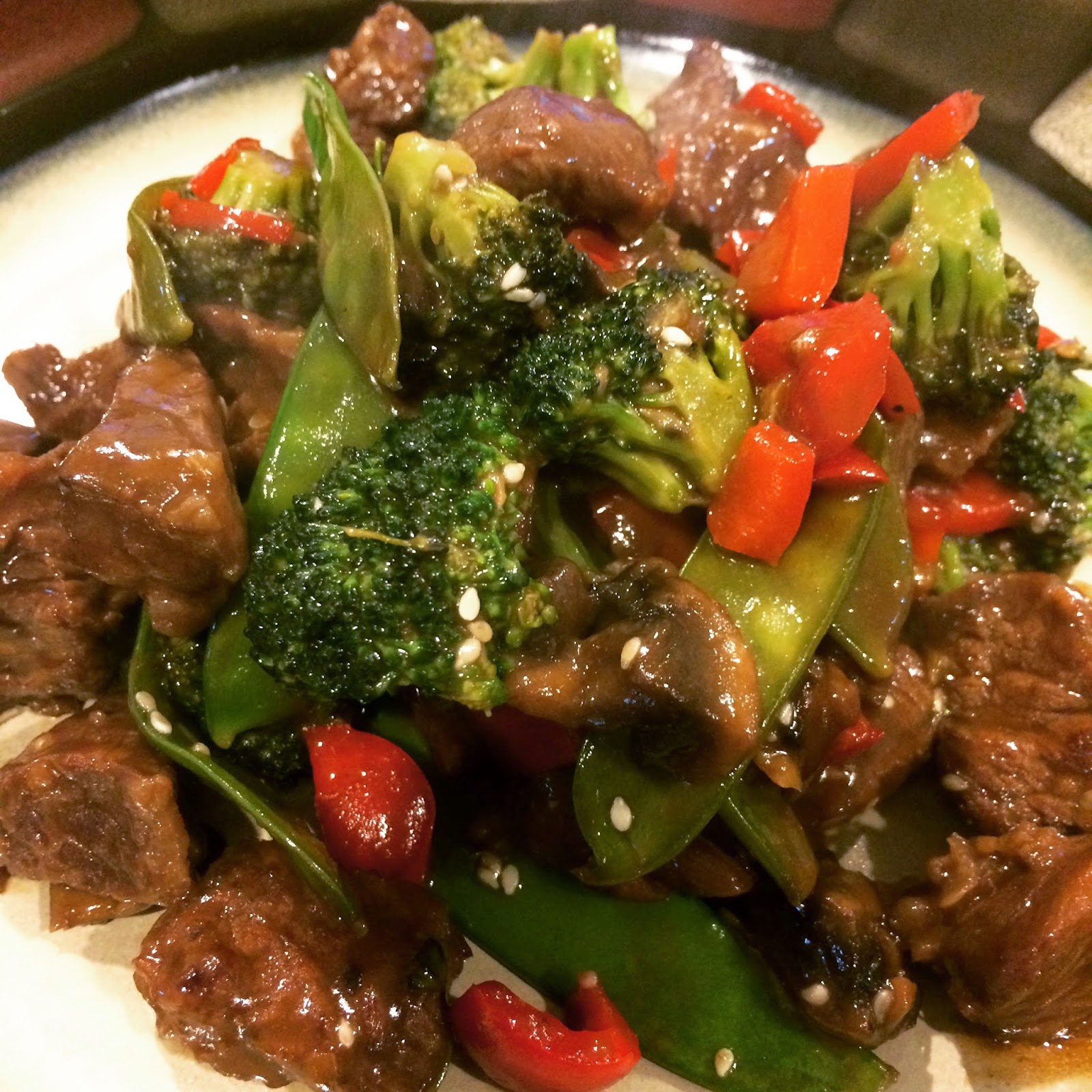 21 Day Flank Steak Stir Fry