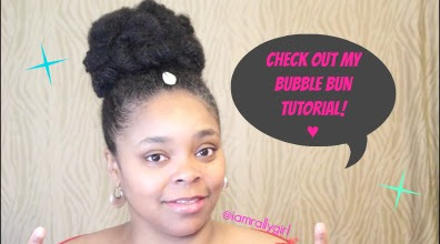 I Am Rallygirl Easy Bubble Bun Natural Hair Updo For Weddings